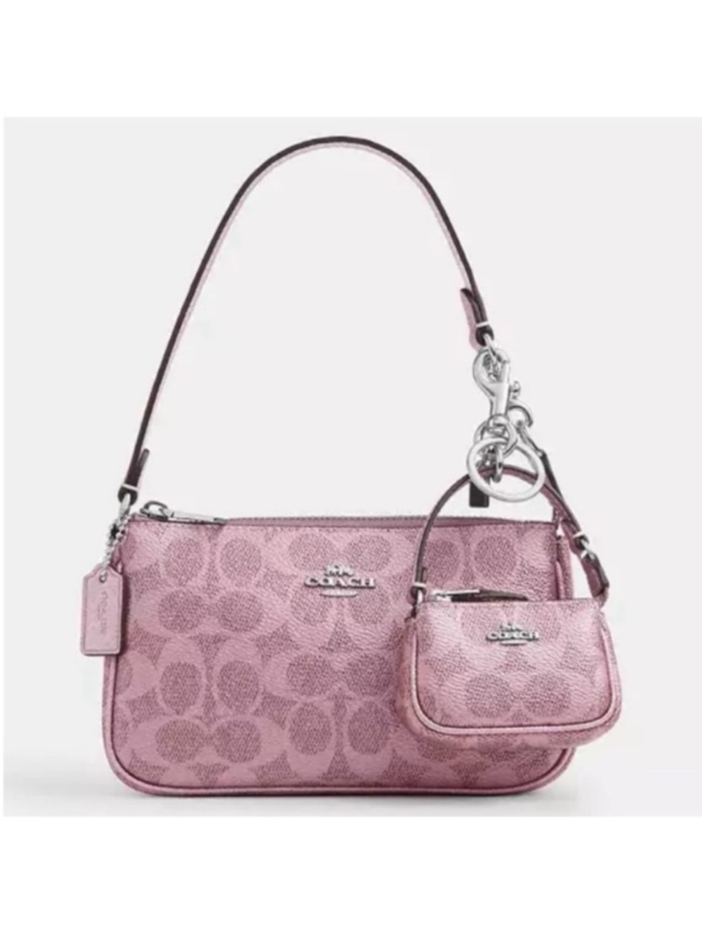 Coach Boxed Nolita 19 And Nolita Bag Charm Set CCK96
Pink/Rose Holiday